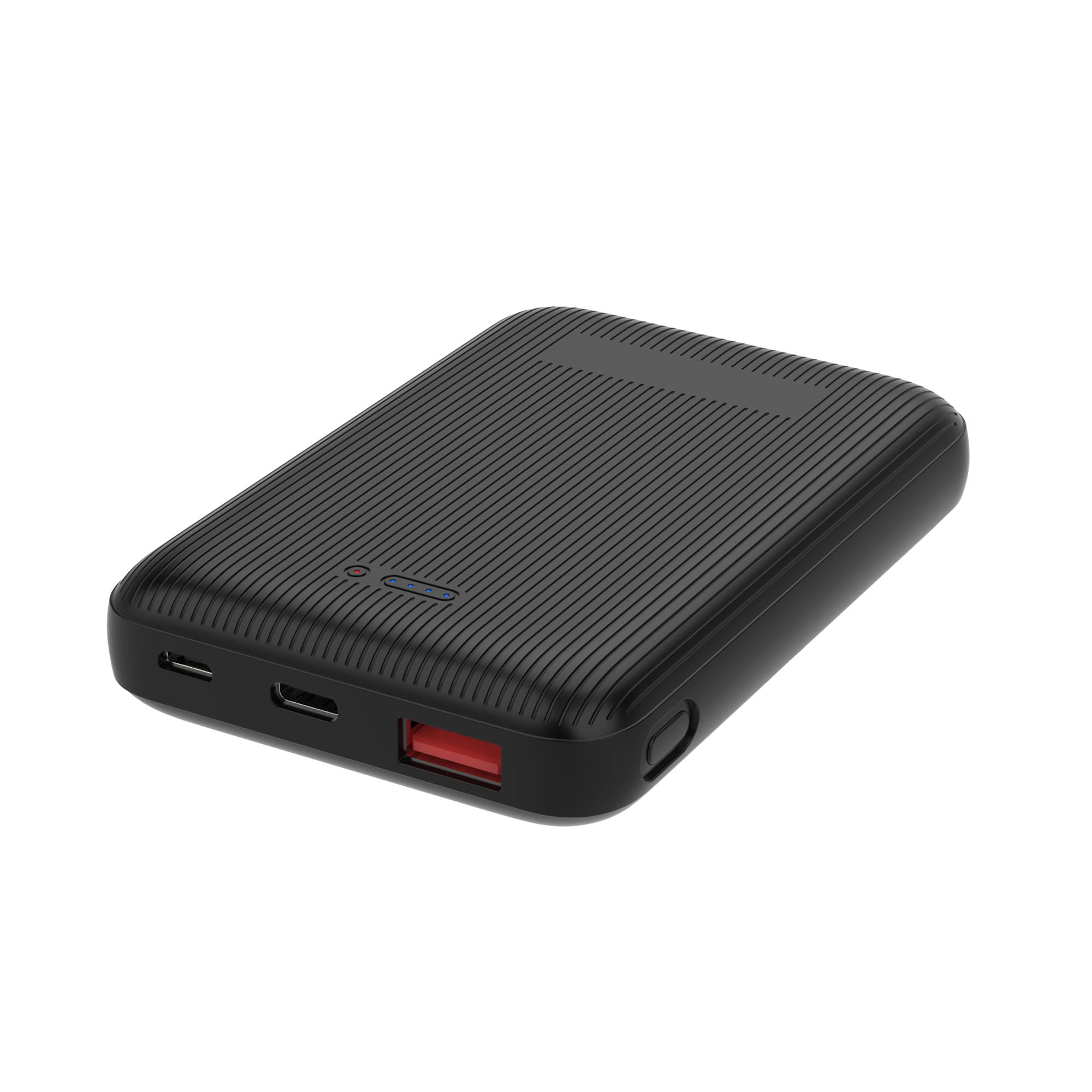 Беспроводное зарядное (20W/15W) устройство "Forsage SOFTTOUCH" 8000 mAh с MagSafe, черный, покрытие soft touch , арт. 7760-3 - вид 2 из 6