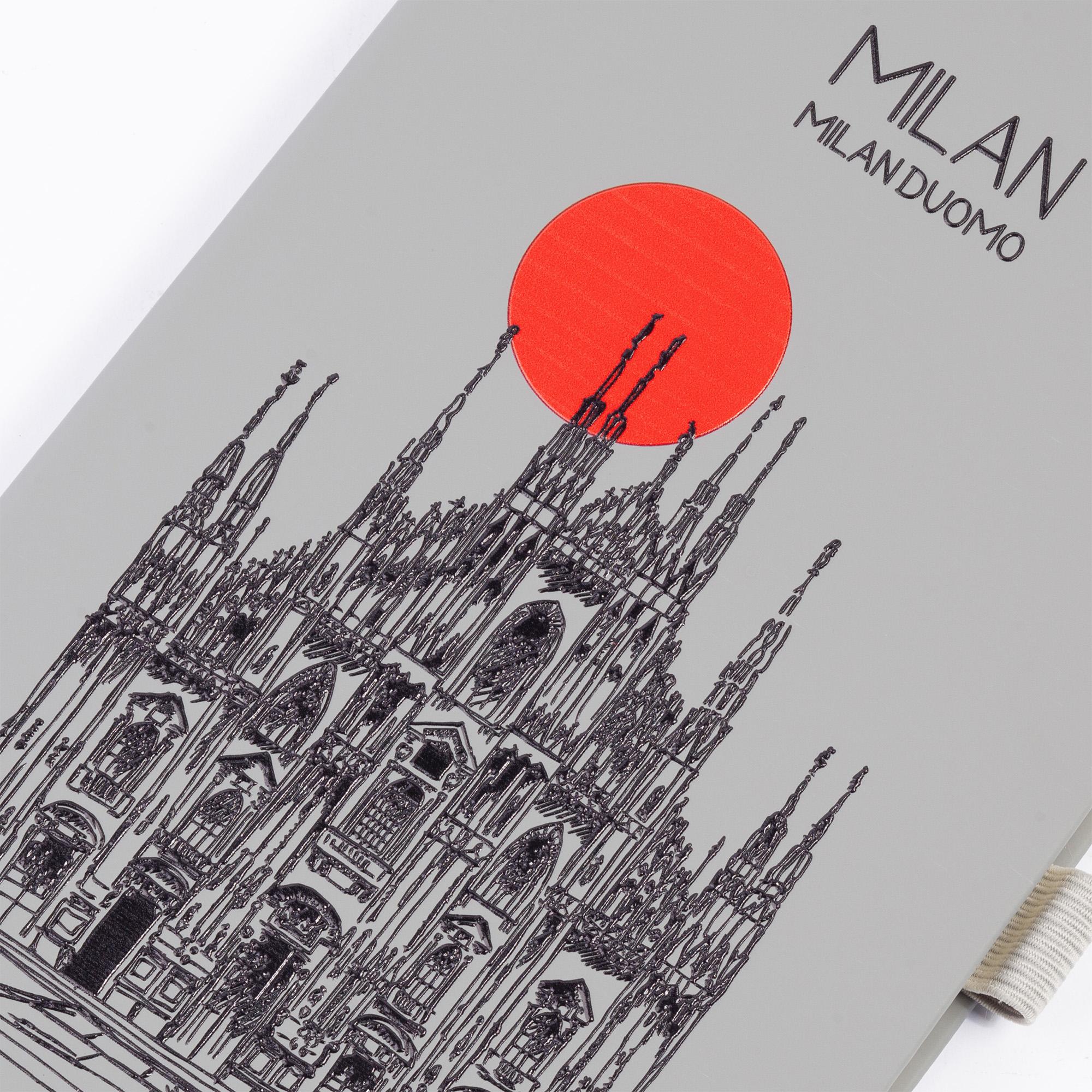 Блокнот "Парма_Duomo Milan", формат А5, серый, арт. 3827-7_GR - вид 2 из 3