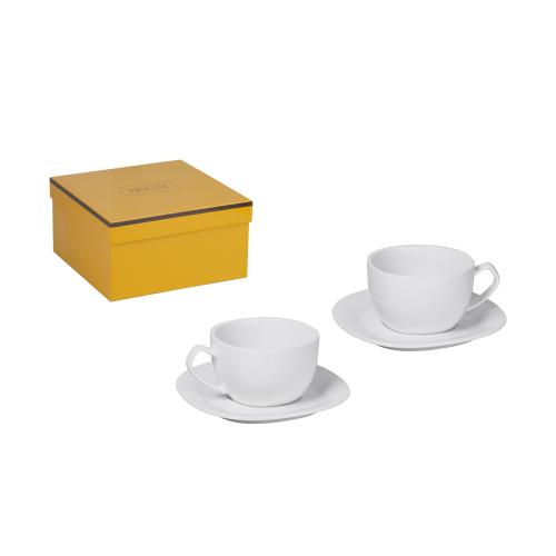 Набор чайный "Встреча" на 2 персоны, белый, арт. 8298 - вид 1 из 4